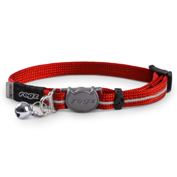rogz Alleycat Halsband für Katzen in rot